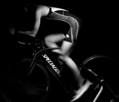Sportif en plein effort, optimisation performance