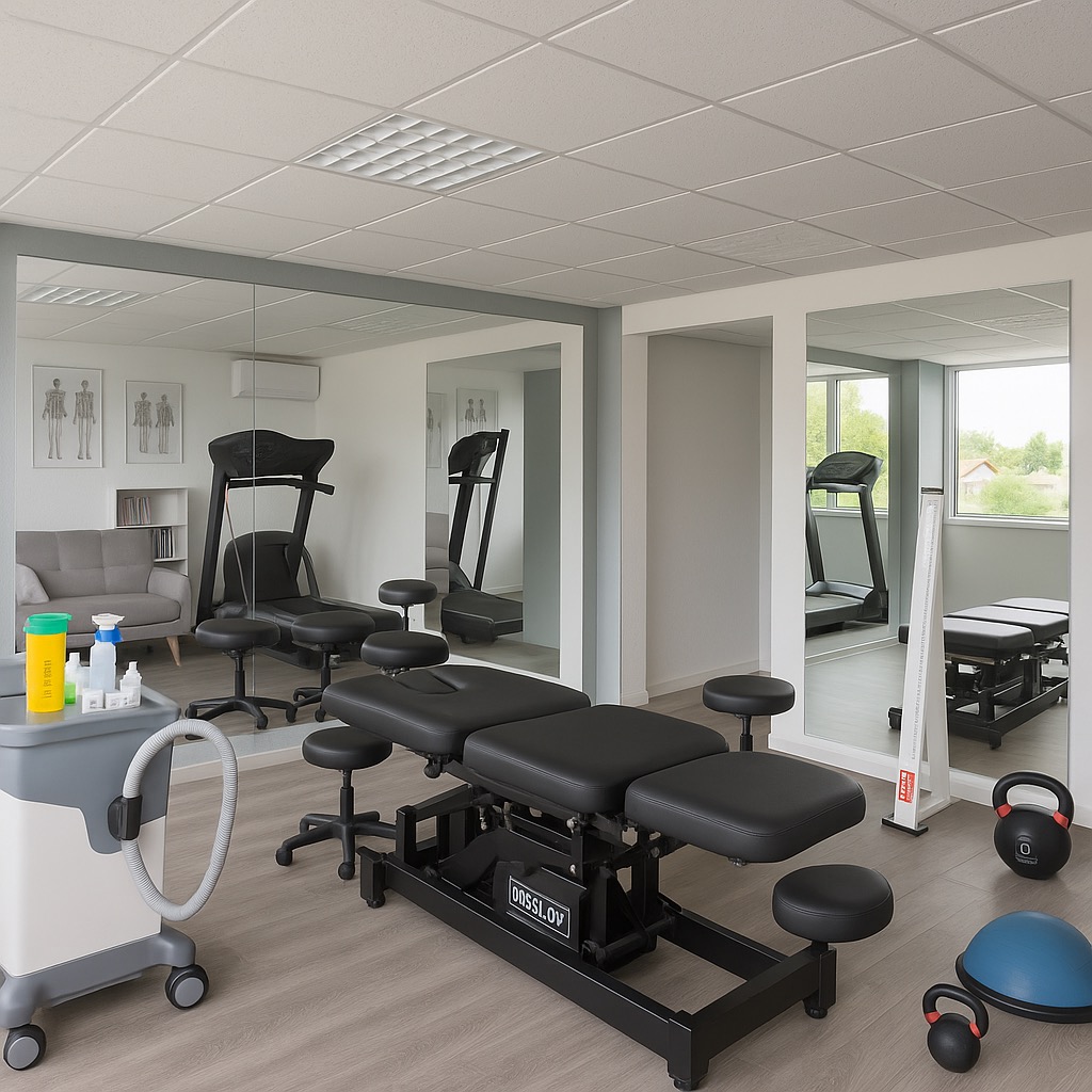 Cabinet de chiropraxie &agrave; Bordeaux Caud&eacute;ran &mdash; salle de consultation de Thomas Robineau